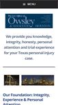 Mobile Screenshot of owsleyassociates.com